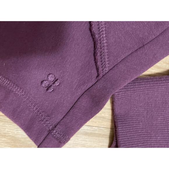 Sweaty Betty Revive Relaxed Oversize Fit Comfy Sweatshirt Purple Maroon Size 8 - Picture 4 of 7